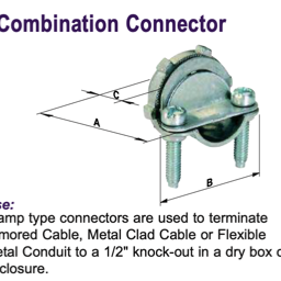 Combination connectors